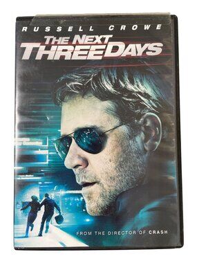 The Next Three Days DVD 2010 Widescreen Russell Crowe Crime Thriller Lionsgate